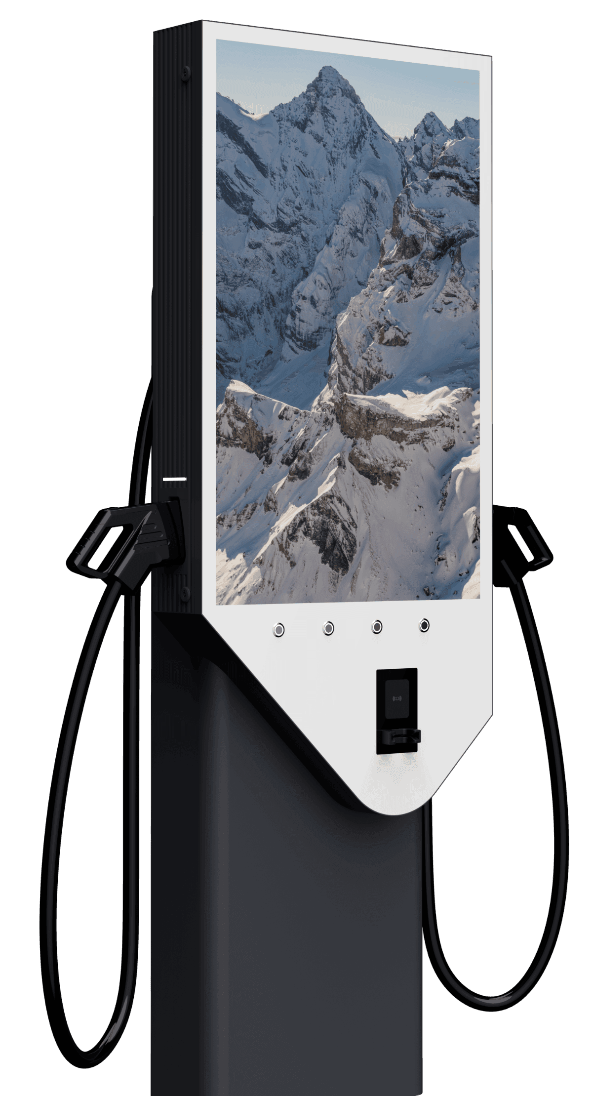 viveEV 80kW EV Charger Dispenser 32inch FHD Display